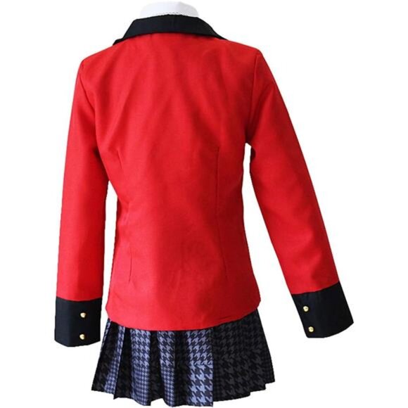 Yumeko Jabami Costume School Uniforms Anime Cosplay Party Full Set - Picture 3 of 7